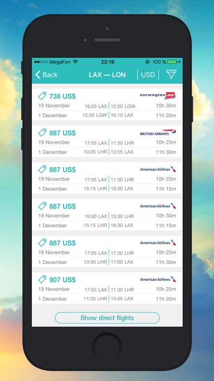 Cheap flights booking online – Airline flight search screenshot-3