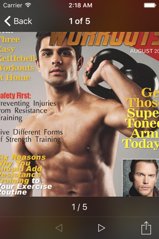 Men's Workouts Magazine screenshot 2