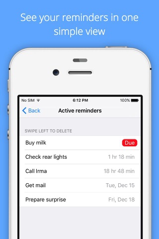 Quick Reminder – Timed reminder in one tap screenshot 4