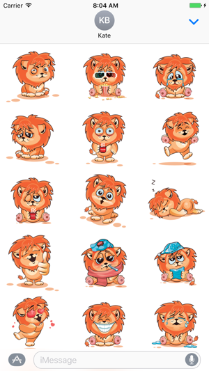 Sticker me: Funny Lion(圖2)-速報App