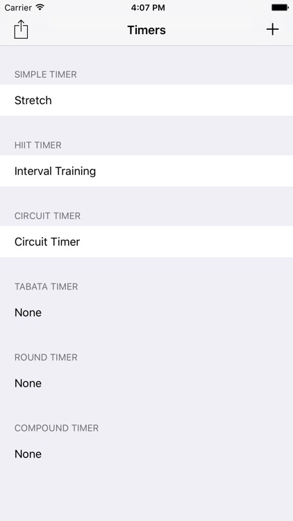 Training Timers