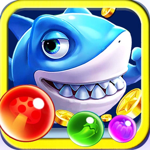 Shark Bubble Shooter Mania Water World iOS App