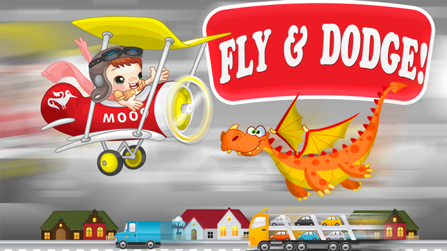 Biplane Racer for Kids - Airplane Flying Game(圖1)-速報App