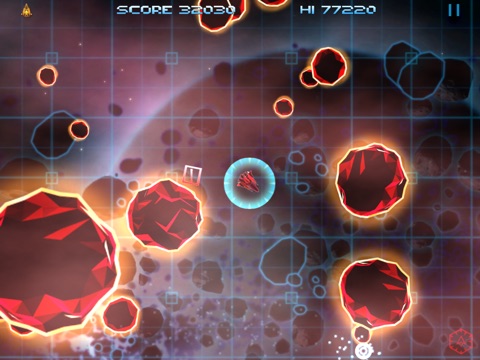 Retro Dust HD - Classic Arcade Asteroids Vs Invaders screenshot 3