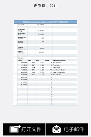 German Templates for Numbers 2016 screenshot 4