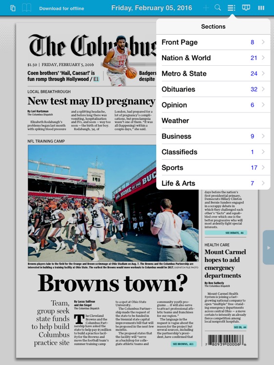 Columbus Dispatch E-Edition