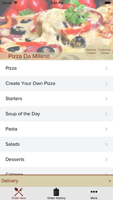 How to cancel & delete Pizza Da Milano from iphone & ipad 2