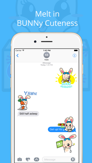 BUNNy Stickers for iMessage(圖3)-速報App