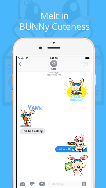 BUNNy Stickers for iMessage screenshot-2