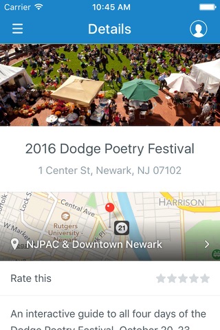 Dodge Poetry Festival screenshot 2