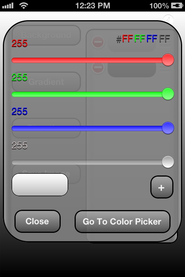 Prismatic - Color Gradient Background Creator screenshot 2