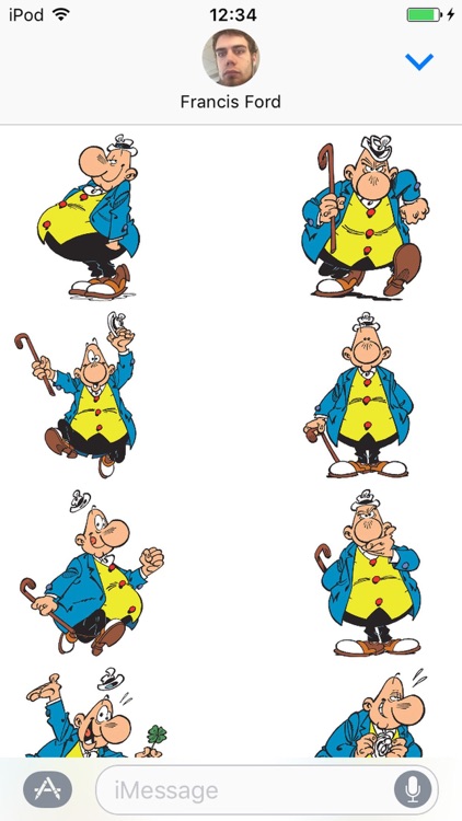 Achille Talon Stickers