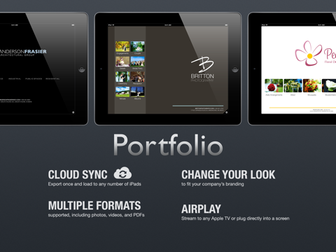 Portfolio for iPad - náhled