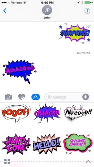 Comic Talks Stickers for iMessages(圖5)-速報App