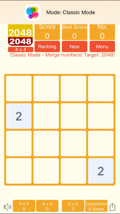 2048 3x3 4x4 5x5 + Blind screenshot 4