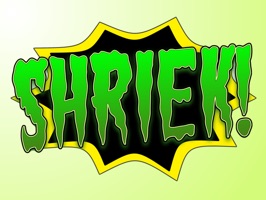 Shriek! Spooky Sound Comic Bubbles