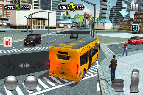 Скриншот из Coach Bus Simulator City Driving 2016 Driver PRO
