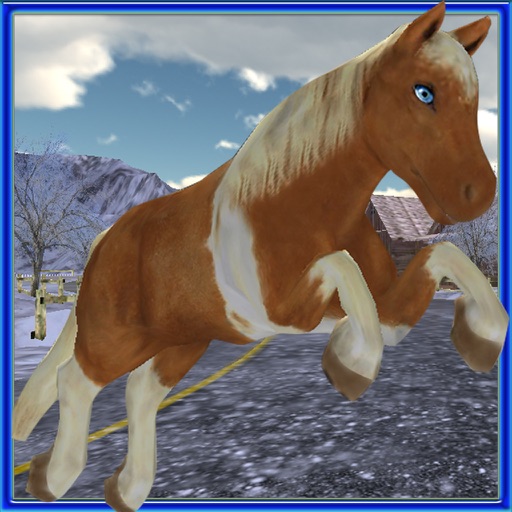 Snow Hill Pony Horse Simulator 3D Icon