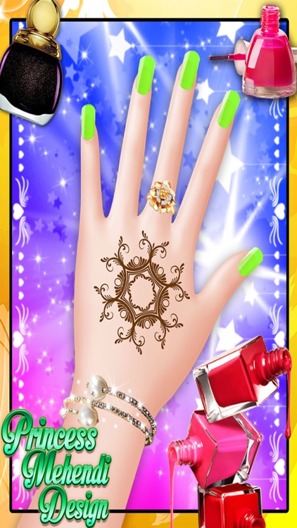 Princess Mehndi Designs: Nail art salon girls game