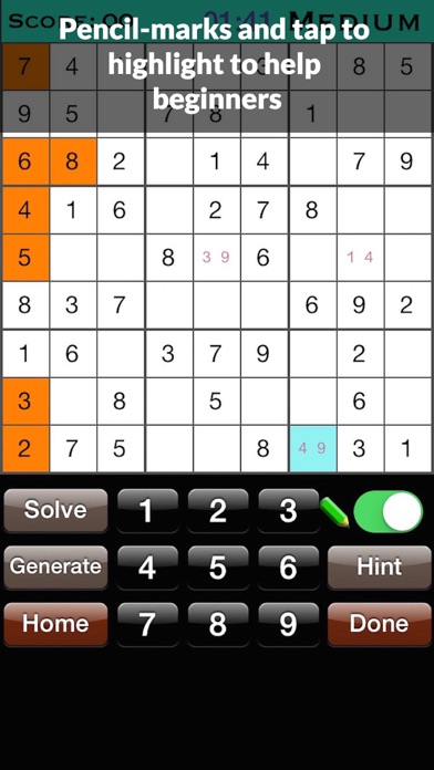 Sudoku : Full screenshot 2