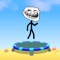 Trampoline troll - very addicting games