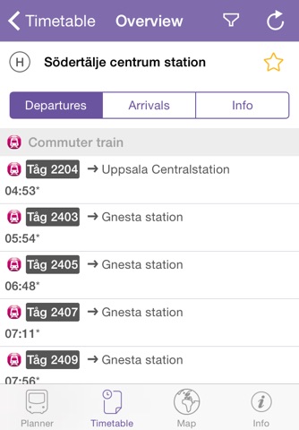 ResRobot - Sveriges kollektivtrafik screenshot 3