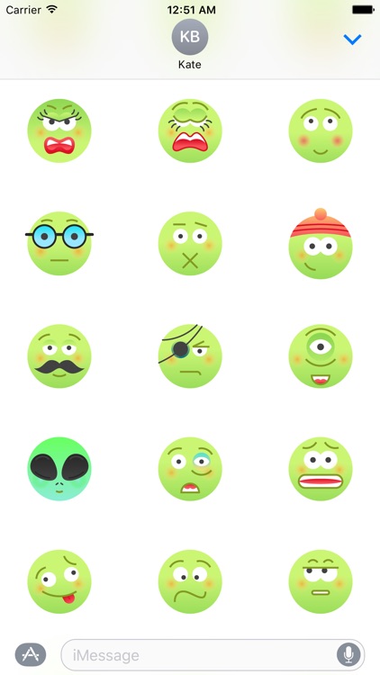 Urban Zombie Emoji 60+ Stickers