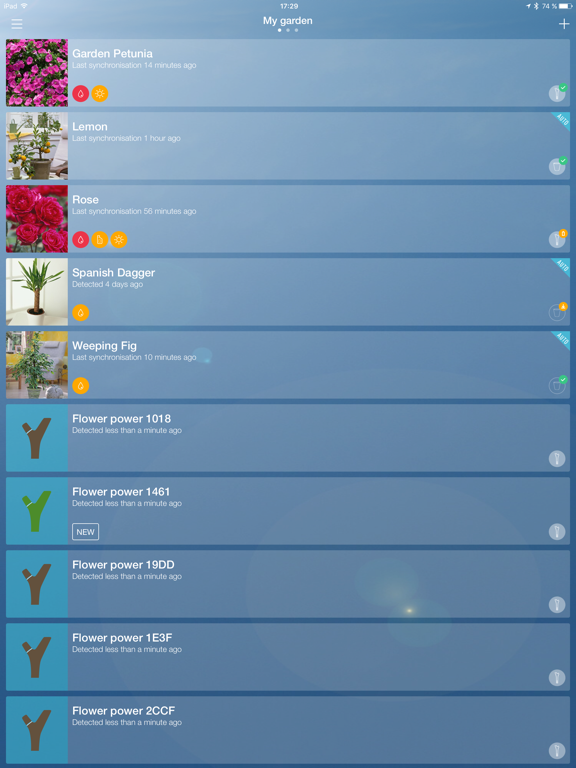Parrot Flower Power screenshot