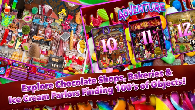 Hidden Objects Candy Chaos & Dessert Food Object(圖4)-速報App