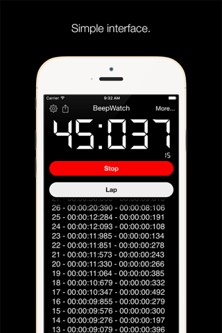 BeepWatch 2 Beeping Stopwatch - náhled
