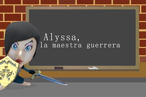 Alyssa The Warrior Teacher - blade fight screenshot 2