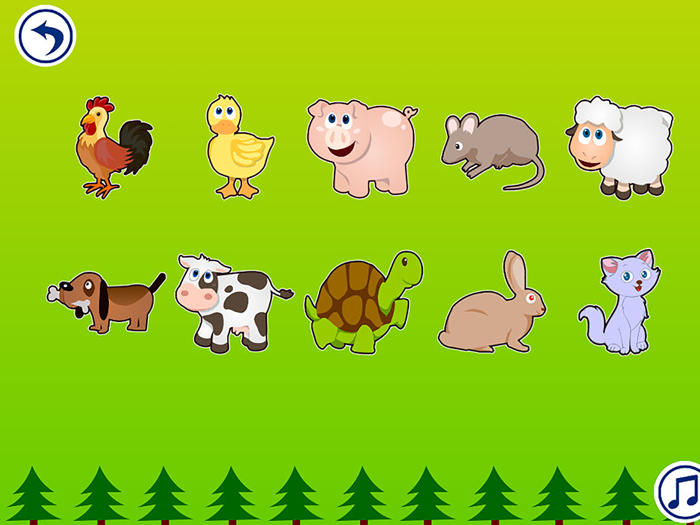 雪宝宝认动物-1-2岁宝宝游戏大全