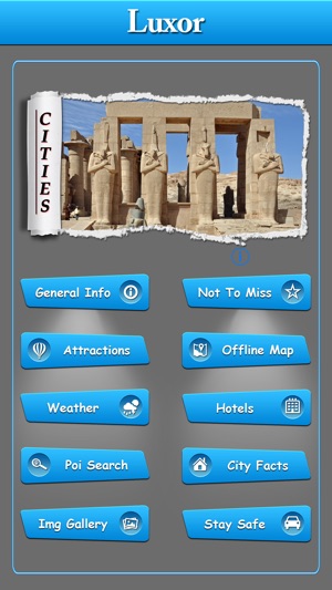 Luxor Offline Map Travel Guide