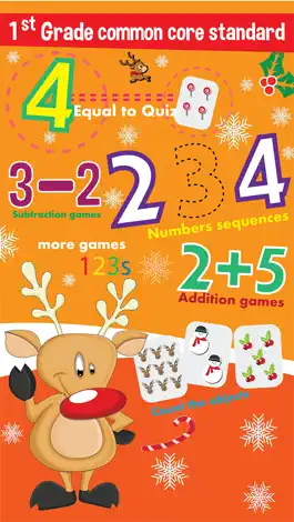 Game screenshot 1st grade math games - for learning with santa claus apk