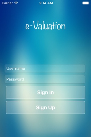 e-valuation NDJ screenshot 2