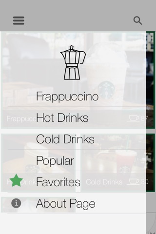 Secret Coffee Menu for Starbucks screenshot 3