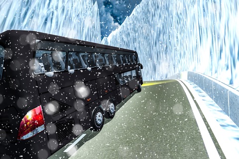 Extreme Tourist Snow Coach Bus Driver Simulator 3D screenshot 3