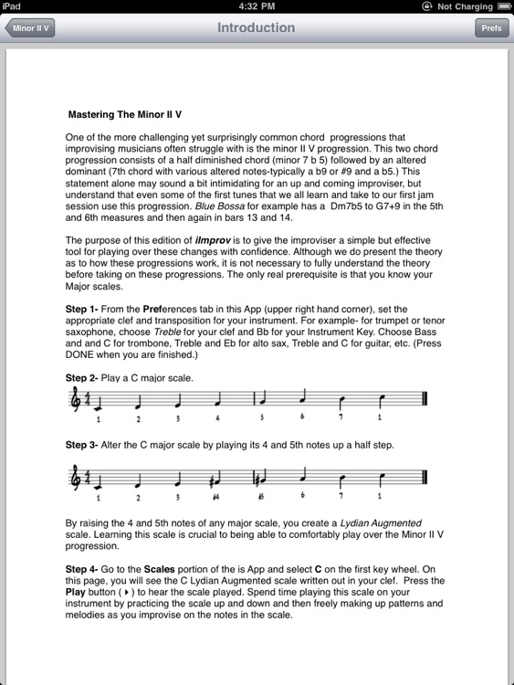 iImprov-MinorIIV for the iPad