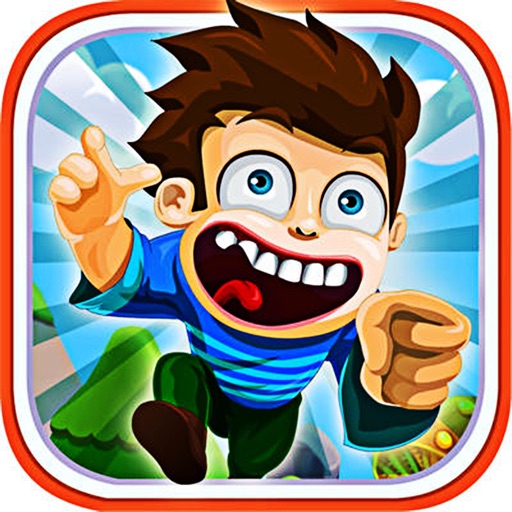 Boy running in caves overcome challenges iOS App