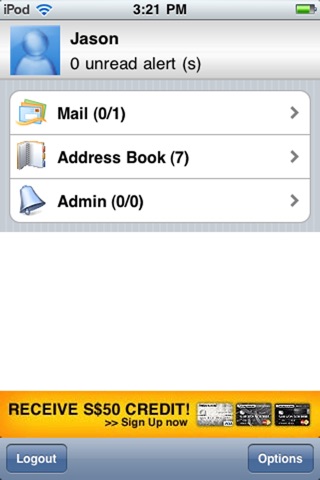 Windows Live Hotmail screenshot 2