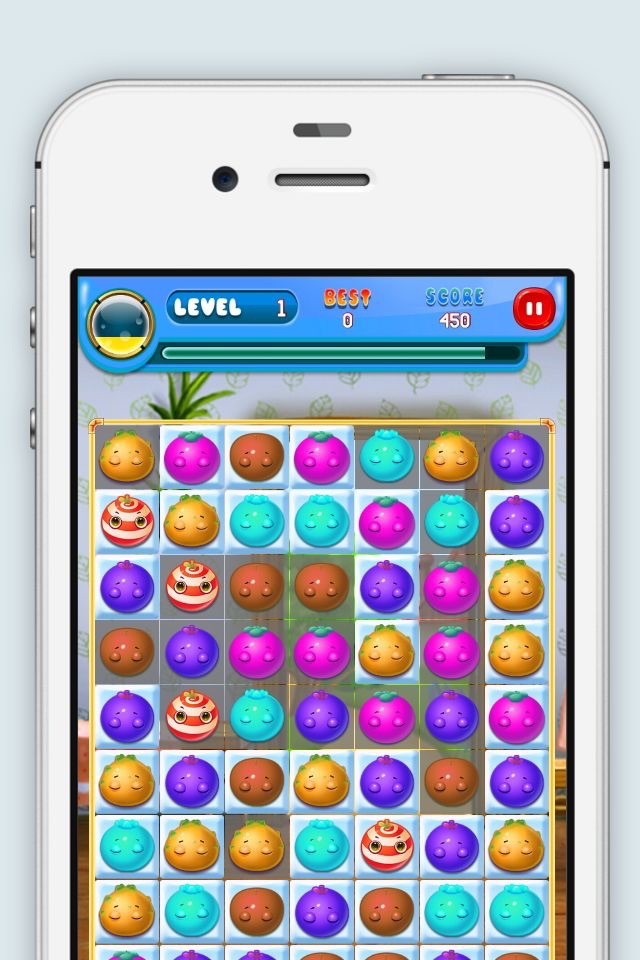 Fruit Crusher Match 3 entertainment super hit easy game screenshot 4
