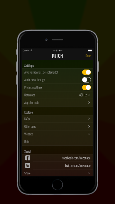 Pitch - Chromatic Tuner screenshot1