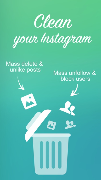 Mass Delete for Instagram - Unfollow Followers