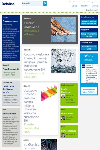 Deloitte BiH screenshot 2