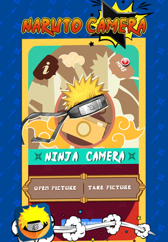 Naruto Edition Camera : Ninja Hair Fan Art Manga Sticker screenshot 4