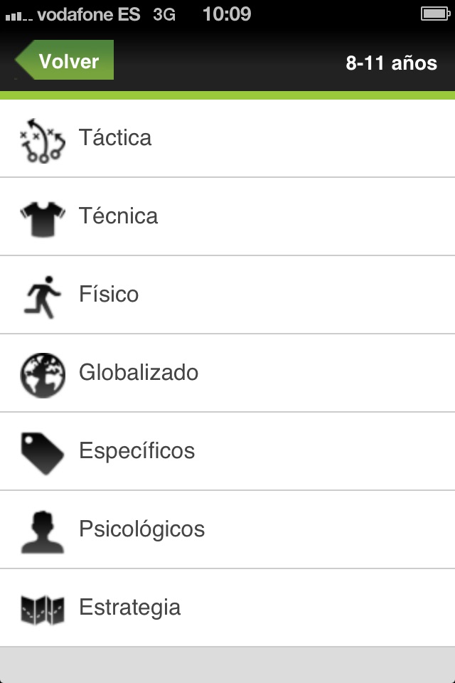 Ejercicios Fútbol Base screenshot 2