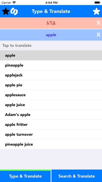 English to Amharic Translator