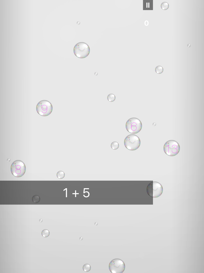 Bubble Stream - Math Edition