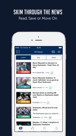 Sportfusion - Seattle Seahawks News Edition(圖4)-速報App