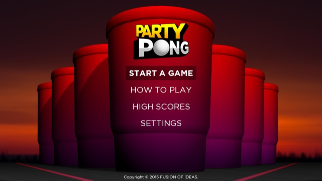 Party Pong - On The Big Screen